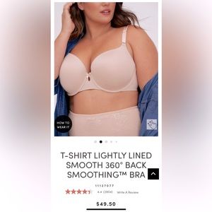 NWT torrid lightly lined T-shirt bra, size 36G